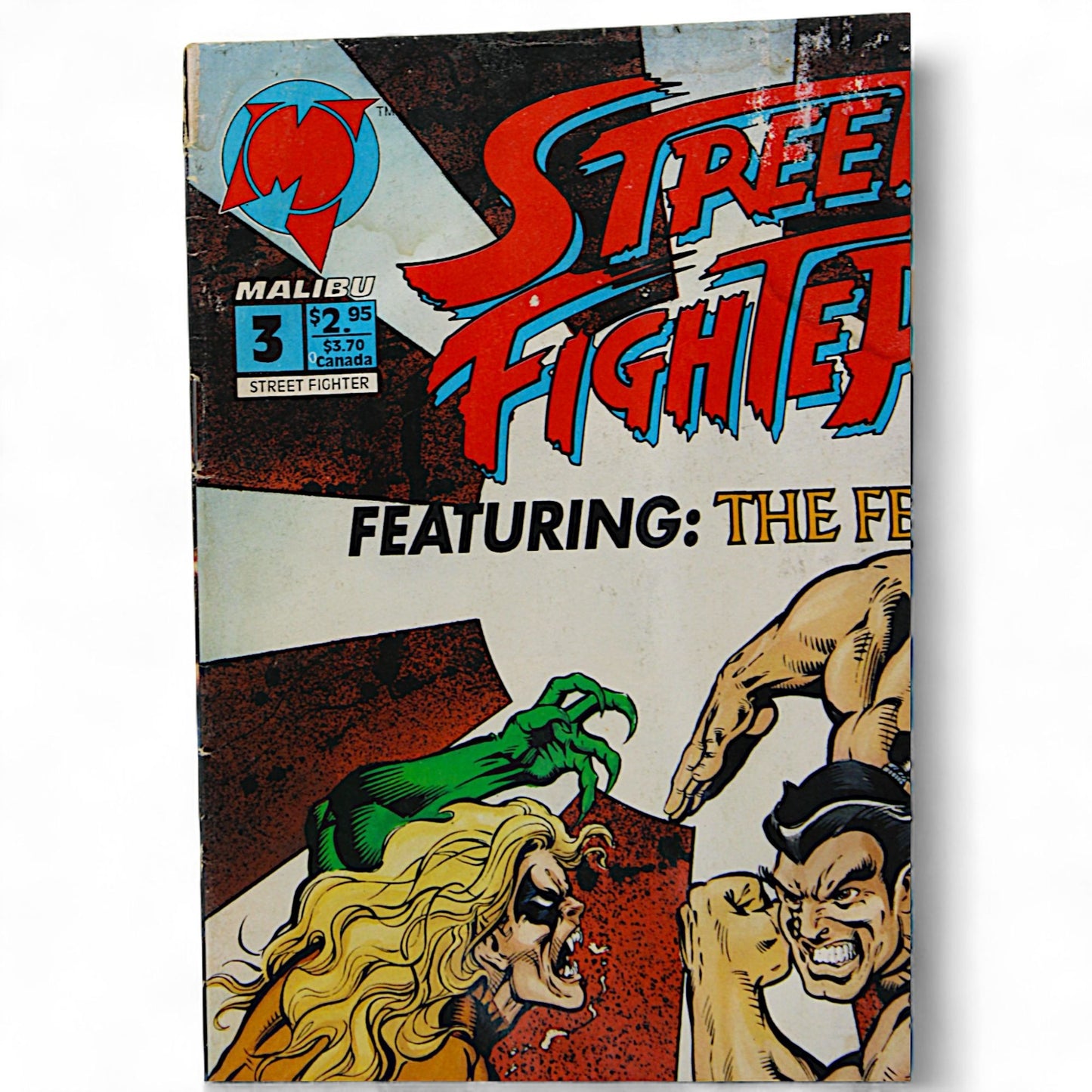 Street Fighter Featuring The Ferret Comic Book 3 Malibu 1993