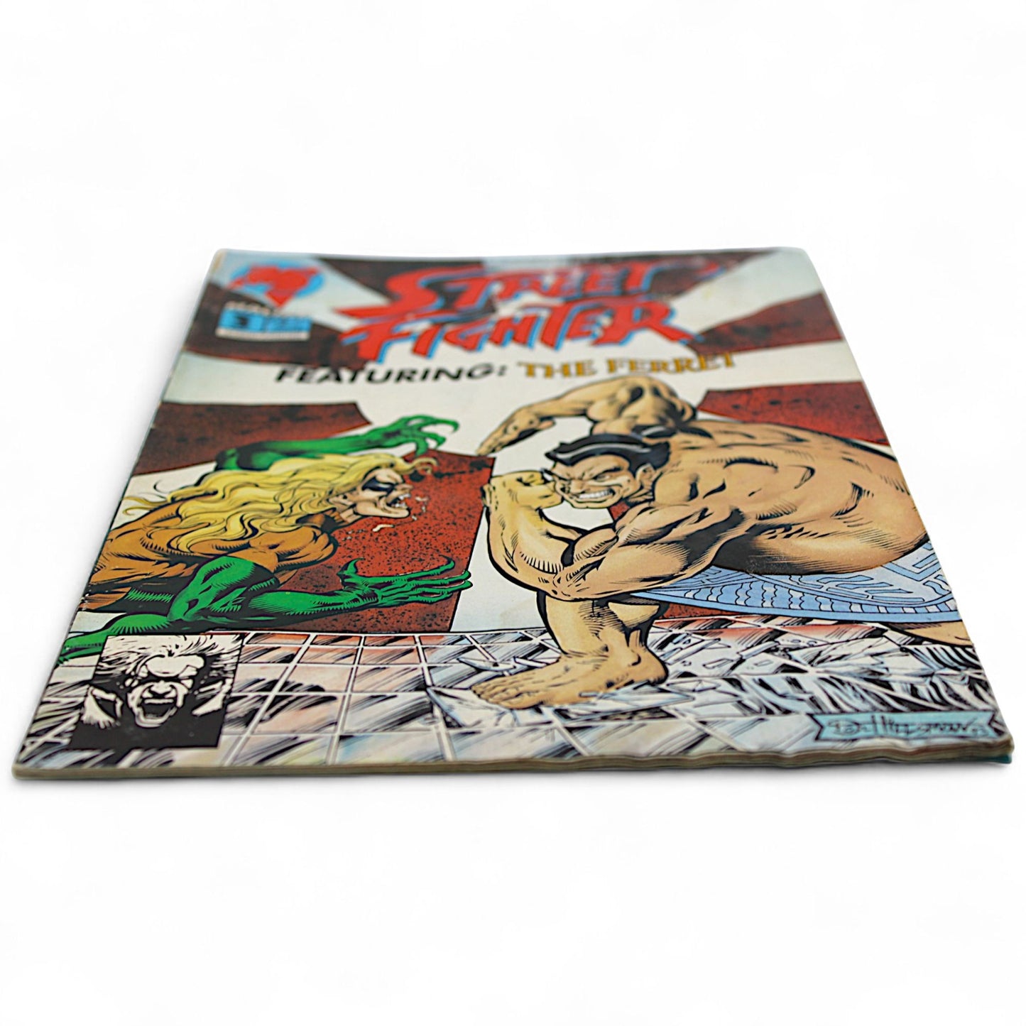 Street Fighter Featuring The Ferret Comic Book 3 Malibu 1993