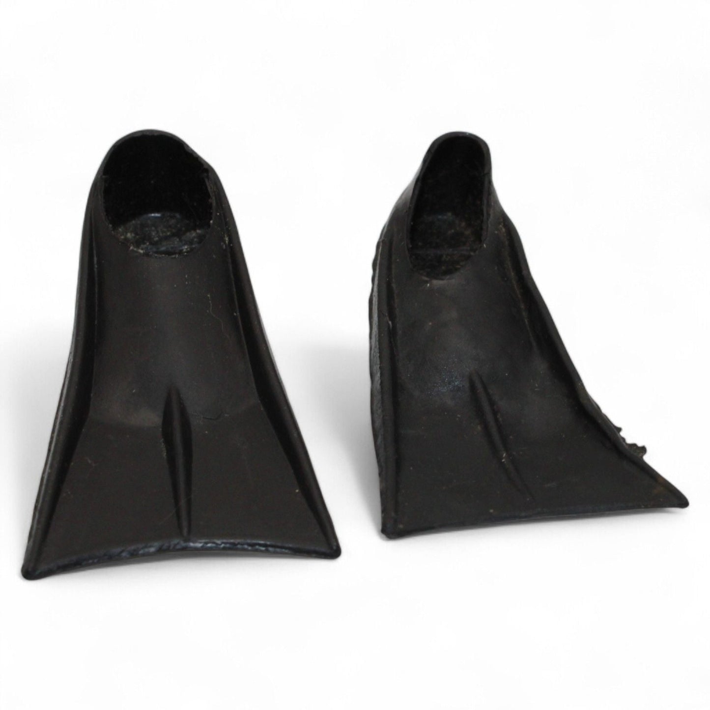 Vintage 1960s GI Joe black swim fins for deep sea diver collectors