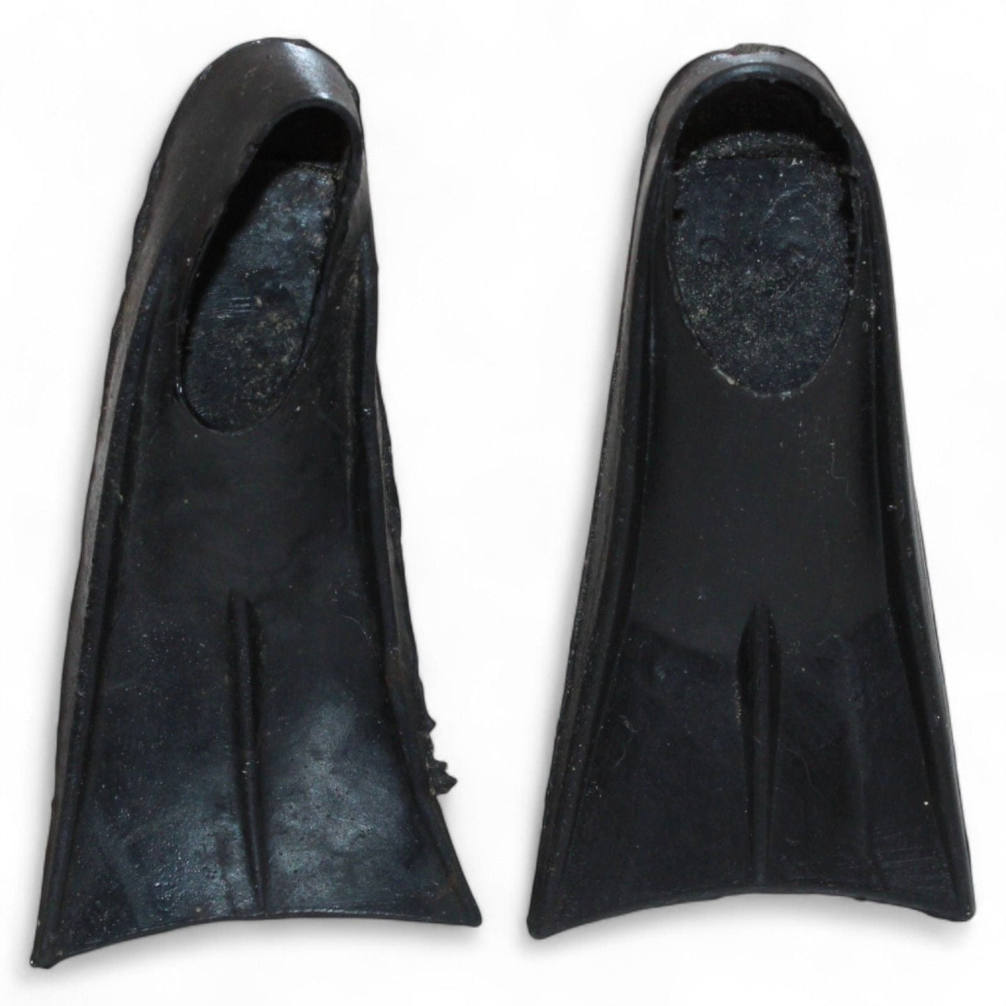 Collectible GI Joe black rubber fins from the 1960s