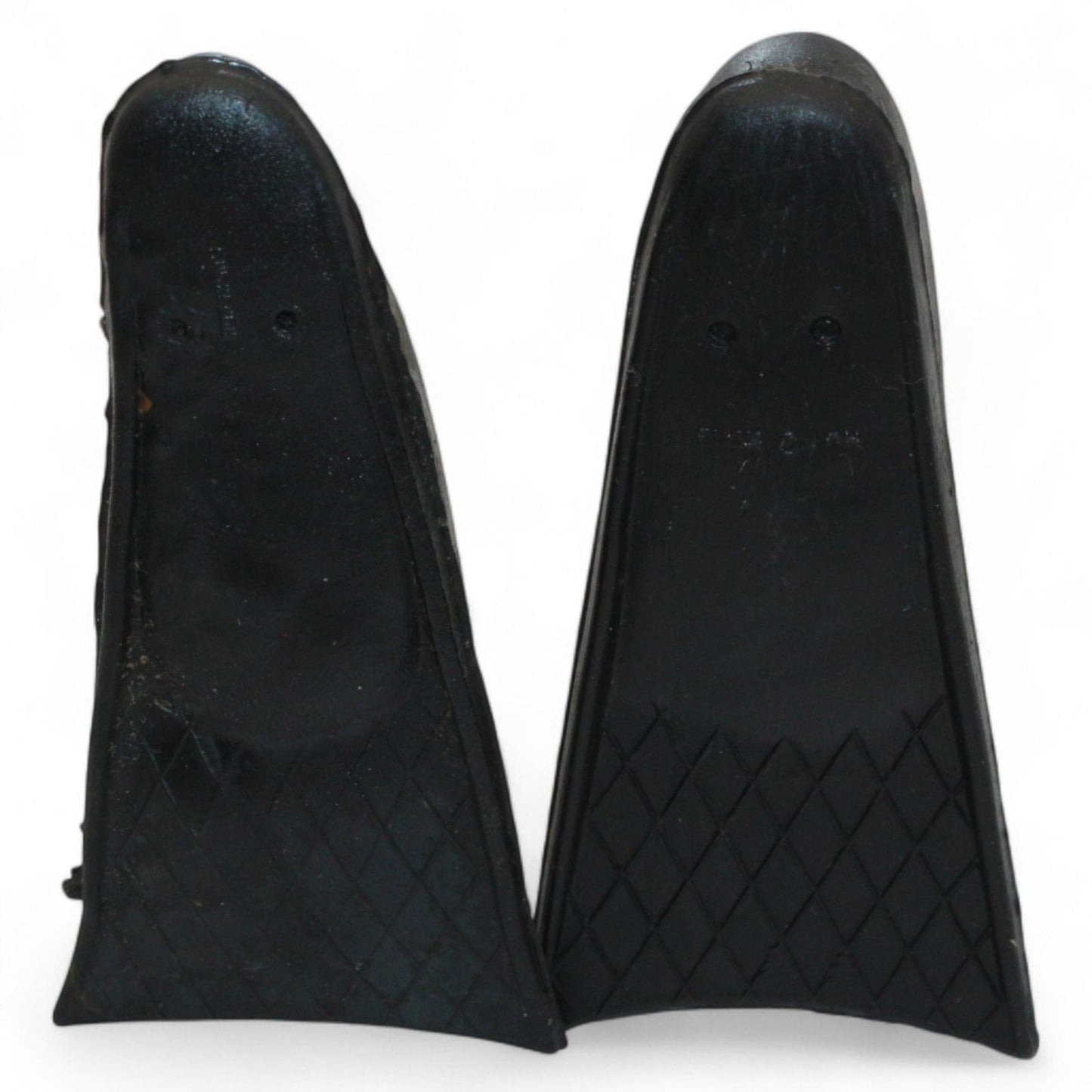 Vintage 1960s GI Joe black swim fins for deep sea diver collectors