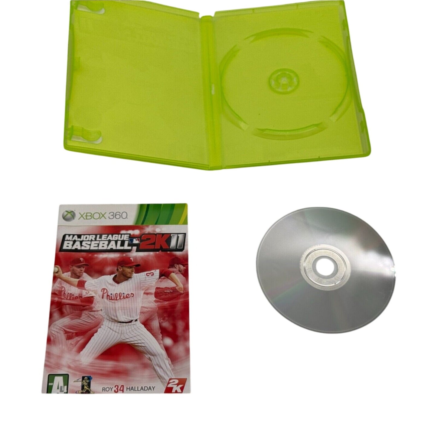 Major League Baseball 2K11 Xbox 360 Video Game Complete W/ Case & Manual