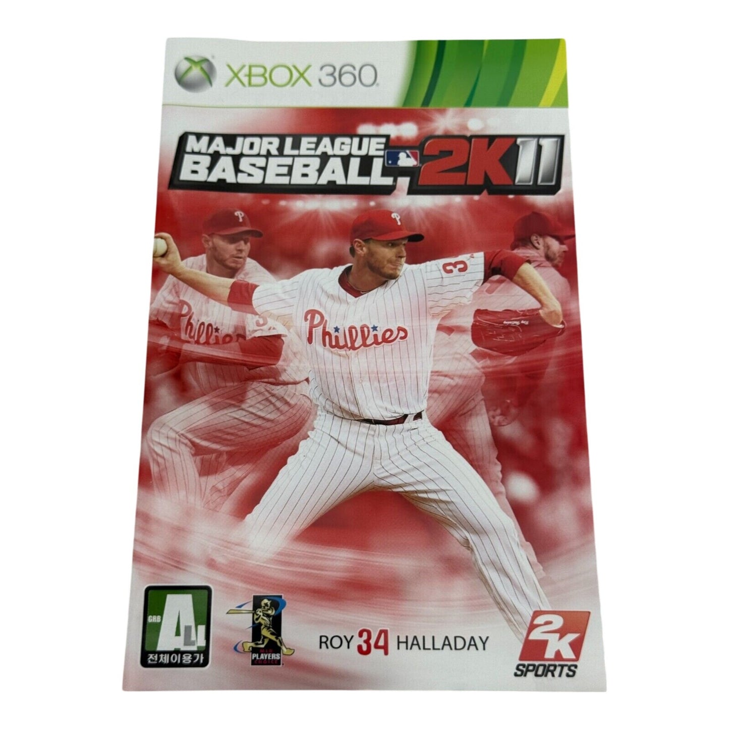 Major League Baseball 2K11 Xbox 360 Video Game Complete W/ Case & Manual