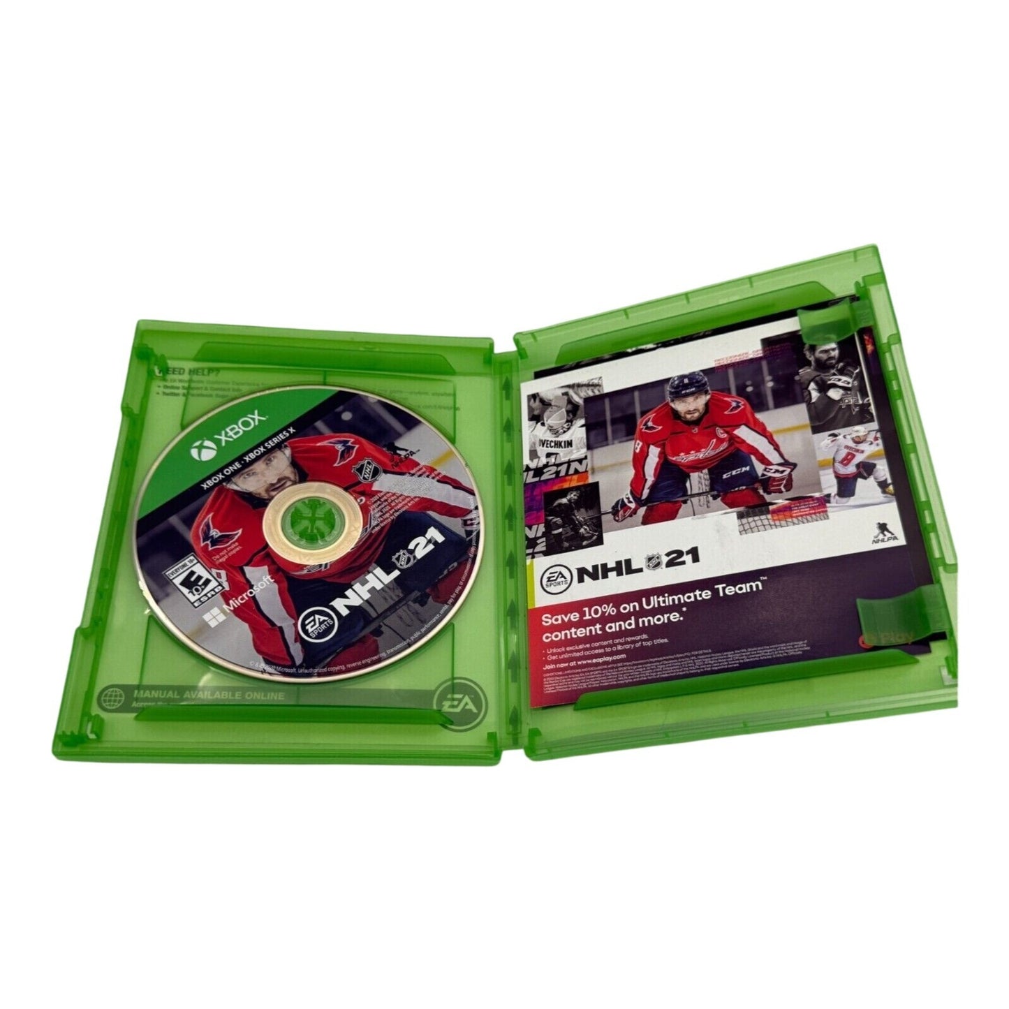 NHL 21 Xbox One Game Complete W/ Case & Manual EA Sports Hockey Action