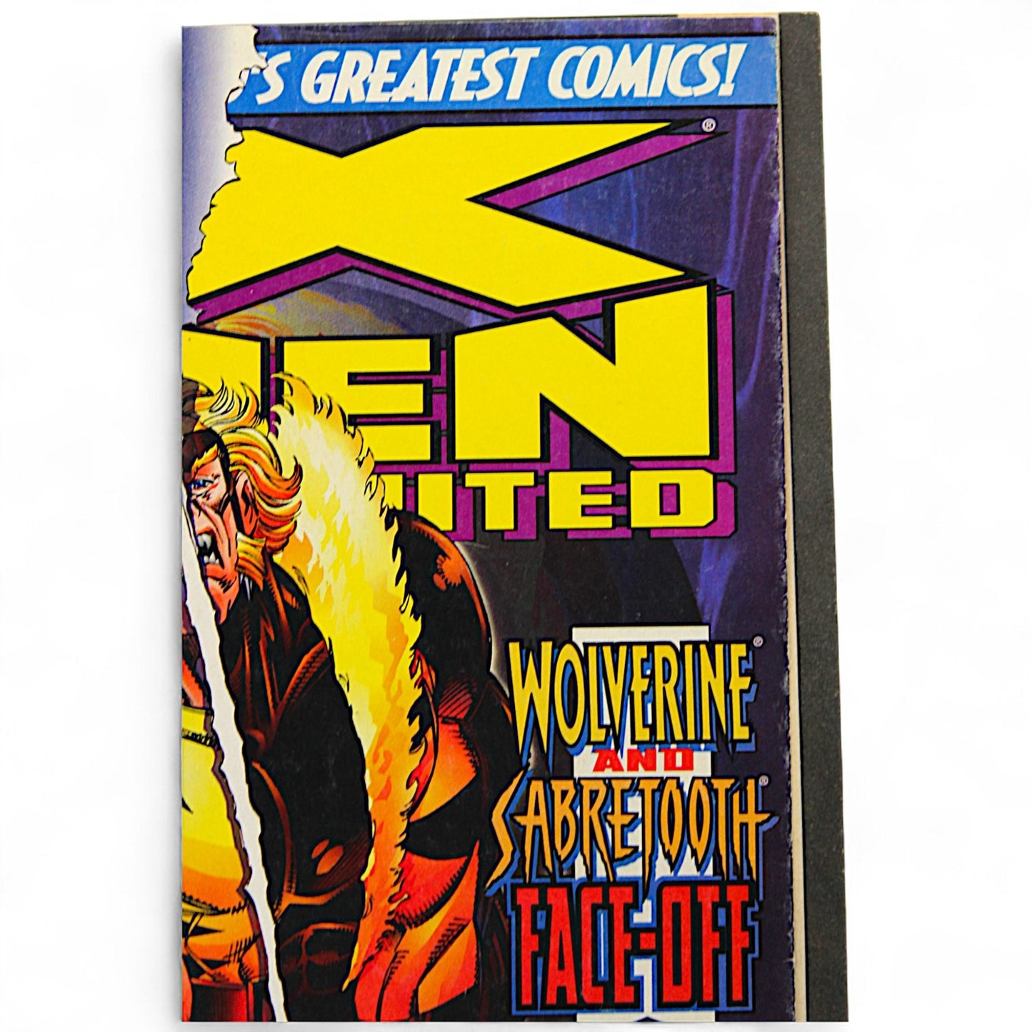 Marvel Comics X-Men Unlimited #17 Wolverine Vs Sabretooth Face-Off Comic Book