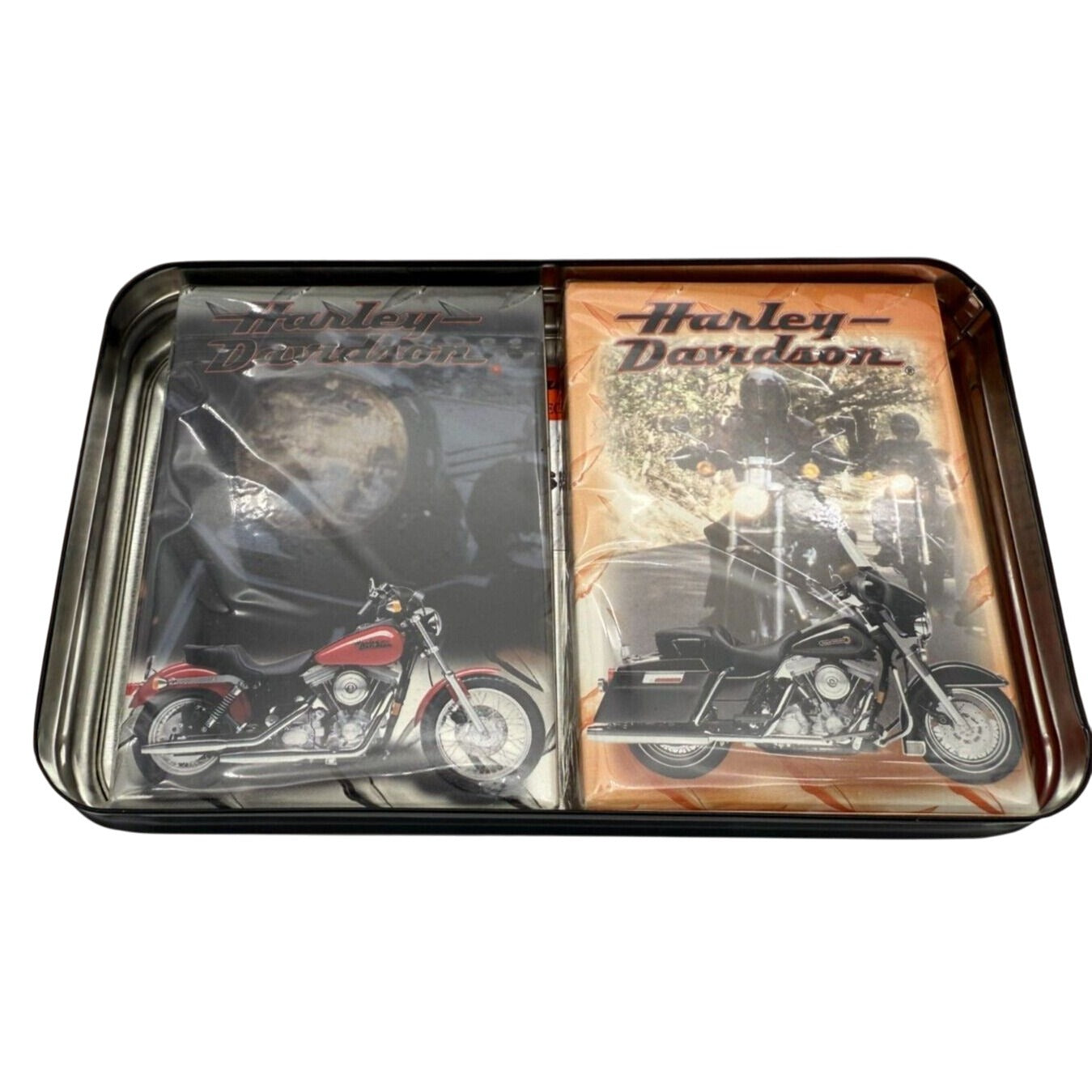 Harley-Davidson Dyna Super Glide Limited Edition Collector Tin With Sealed Playing Cards