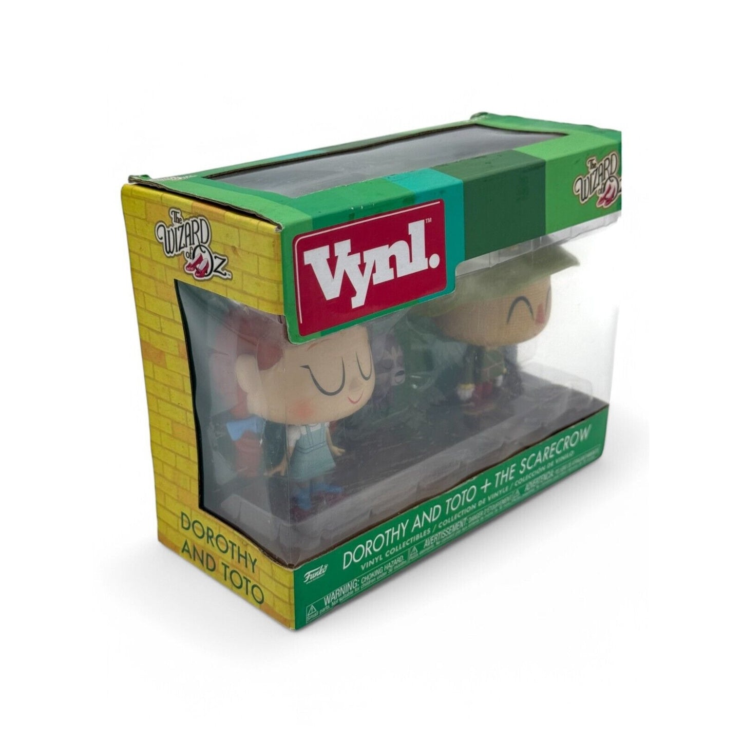 Funko Vynl Wizard of Oz Dorothy Toto Scarecrow 2-Pack Vinyl Figure Boxed NIB DMG