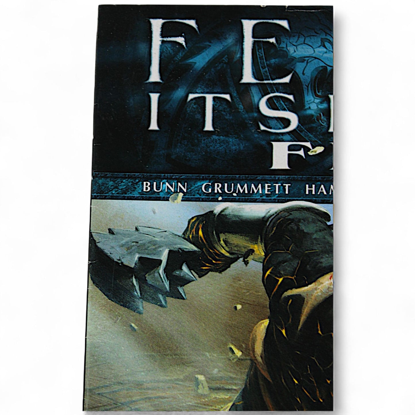 Cover of Marvel Fear Itself FF One‑Shot #1 comic book showing Worthy Thing rising from debris, event branding visible
