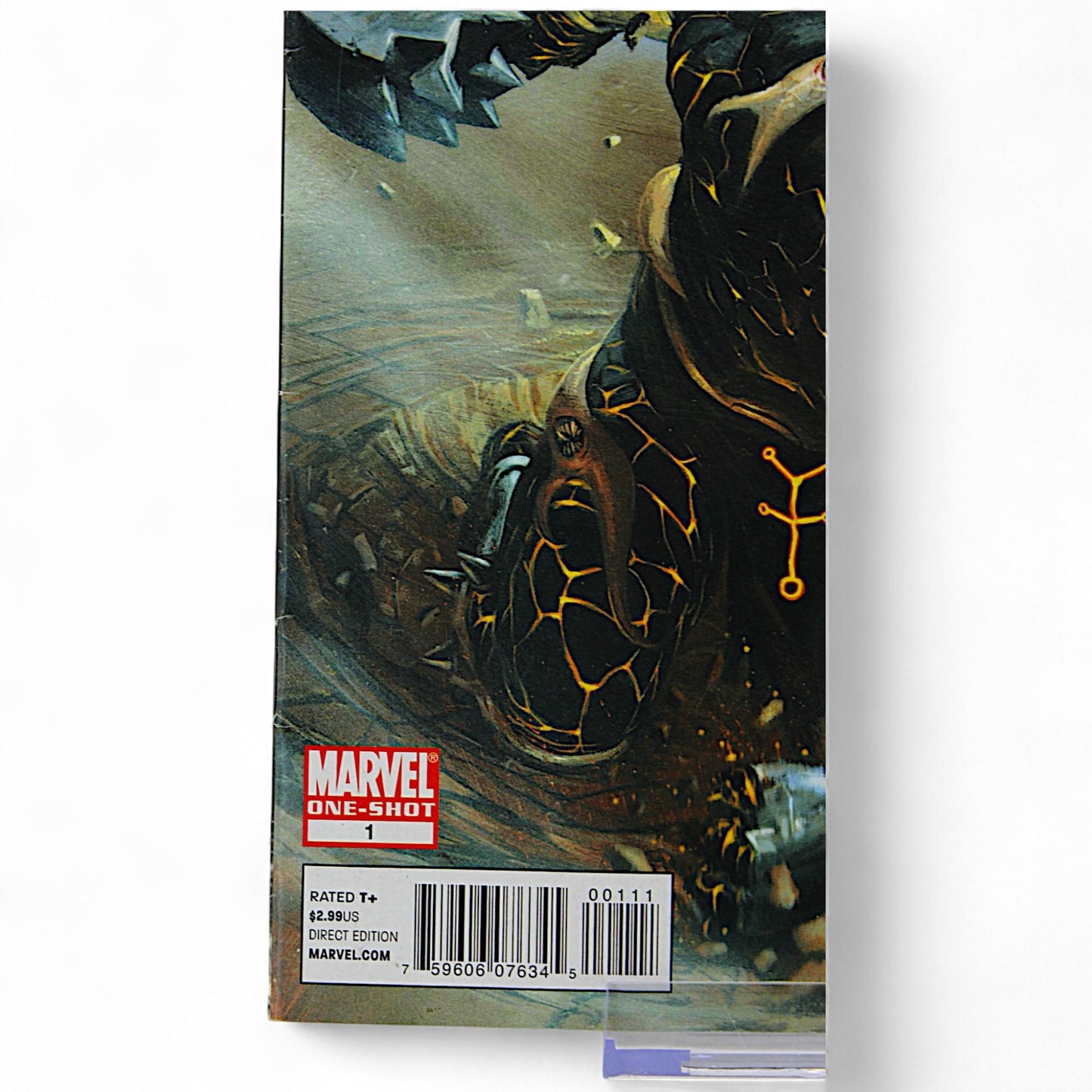 Cover of Marvel Fear Itself FF One‑Shot #1 comic book showing Worthy Thing rising from debris, event branding visible
