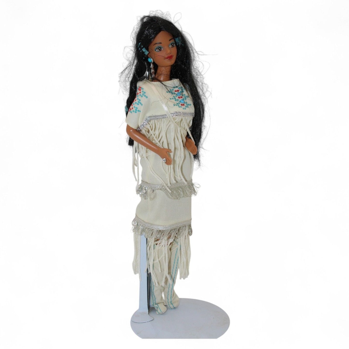 Native American Barbie Dolls Of The World Special Edition 1992 With Beaded Outfit & Accessories