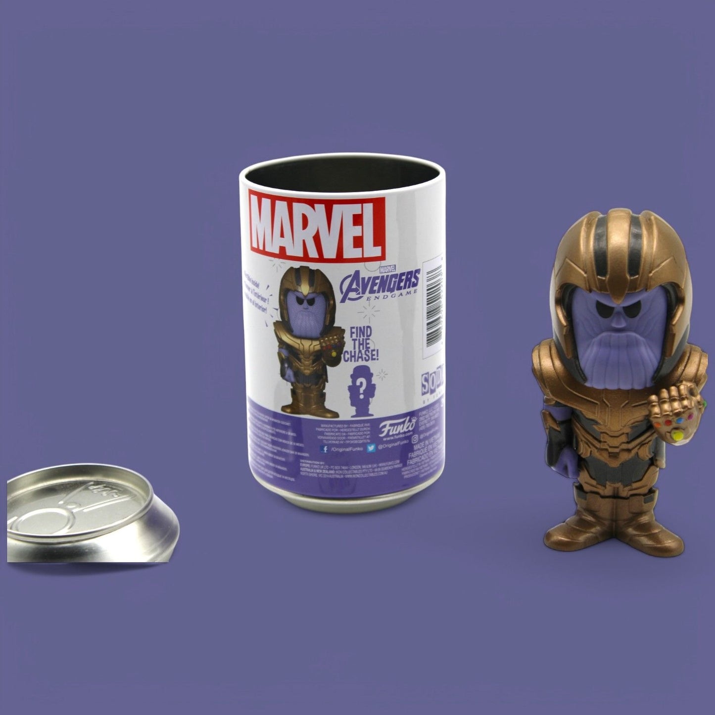 Funko POP! Soda Marvel Comics Thanos 4.25" Vinyl Figure Collectible In Original Can