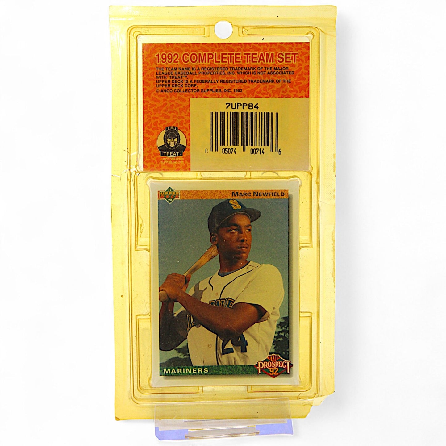 1992 Upper Deck Mariners Complete Team Set Edition Baseball Cards
