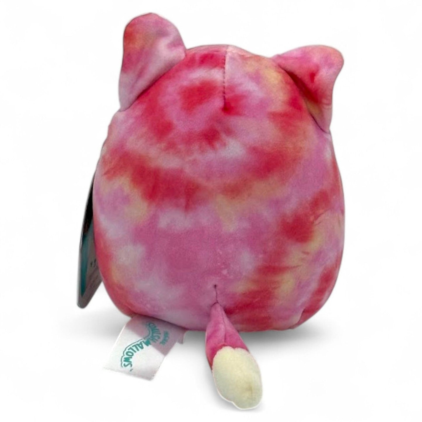 Squishmallows 5" Sabine The Pink Fox Plush Toy Tie-Dye Soft Stuffed Animal Kids Collectible Gift