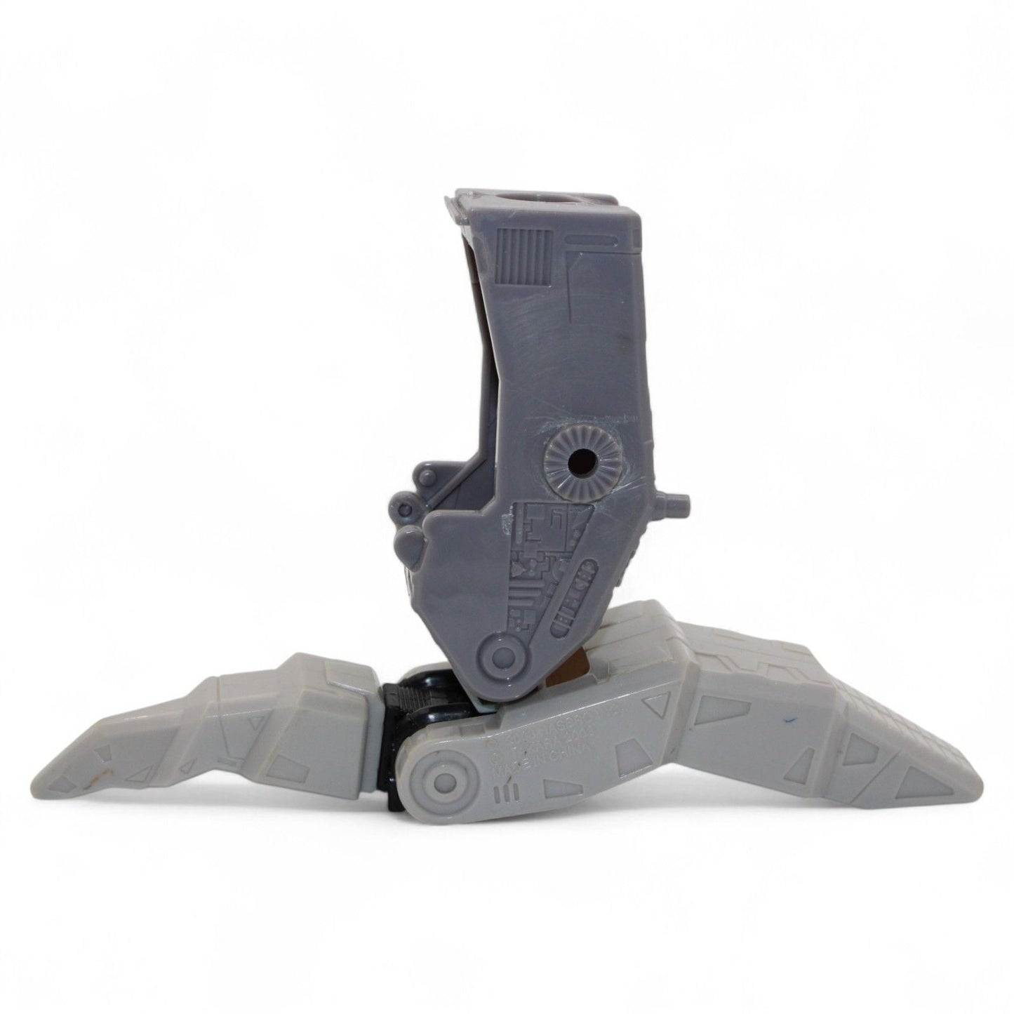 Gray and purple Transformer Armada Unicron replacement foot and lower leg