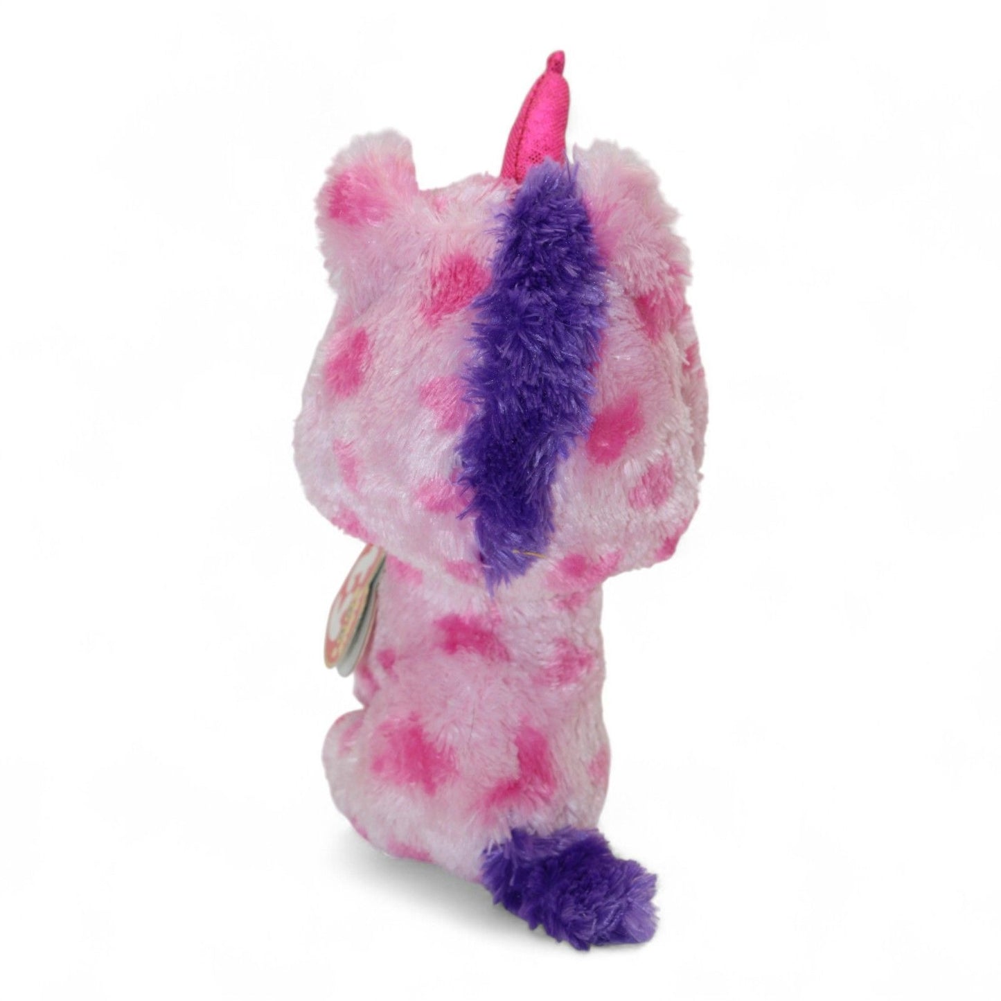 Ty Beanie Boos Sugar Pie Valentines Day Unicorn Plush 6" Pink & Purple Cute Collectible
