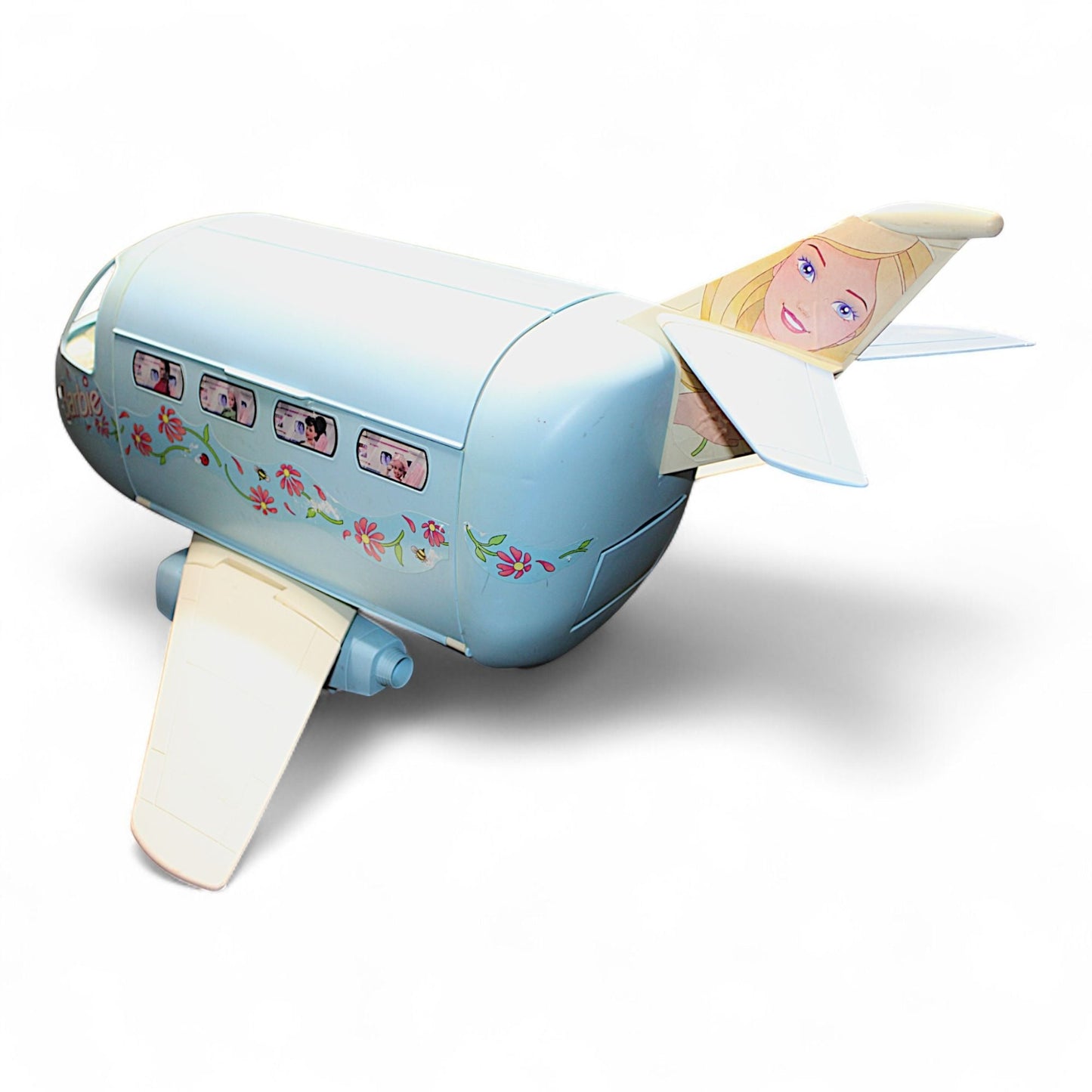 Rear view of Barbie Jet Airplane 1999 showing tail design