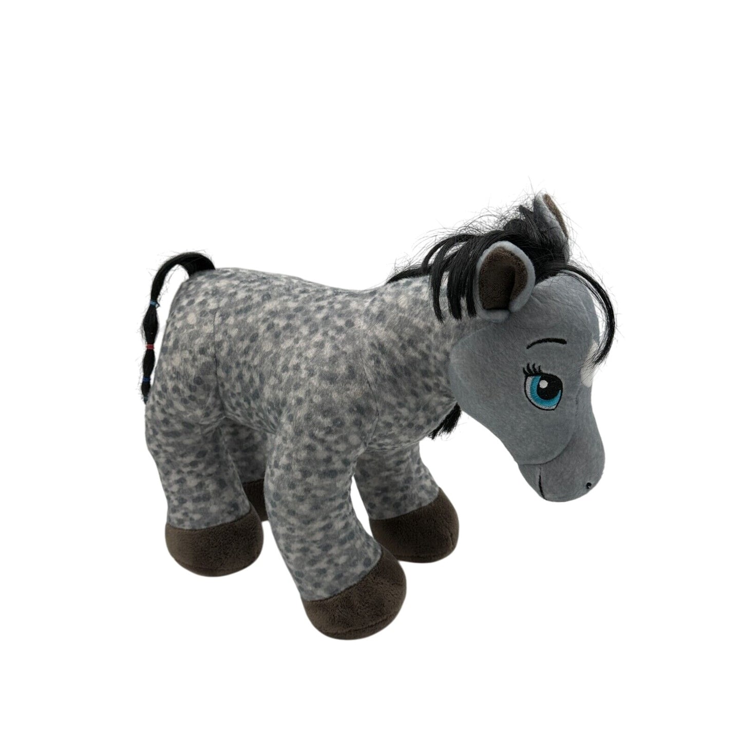 Build a Bear Appaloosa Dapple Gray Pony Plush Horses & Hearts Horse Lovie Toy