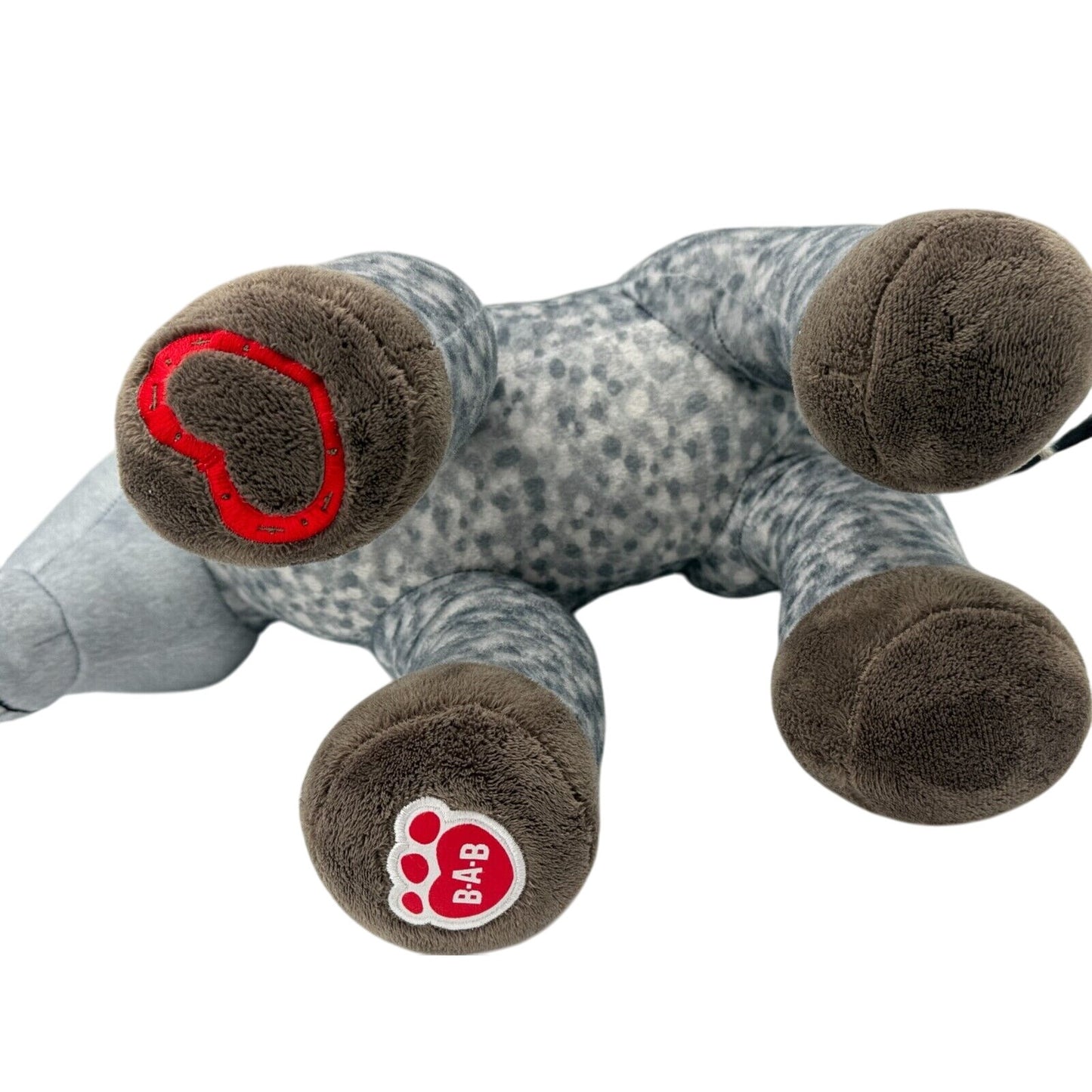 Build a Bear Appaloosa Dapple Gray Pony Plush Horses & Hearts Horse Lovie Toy