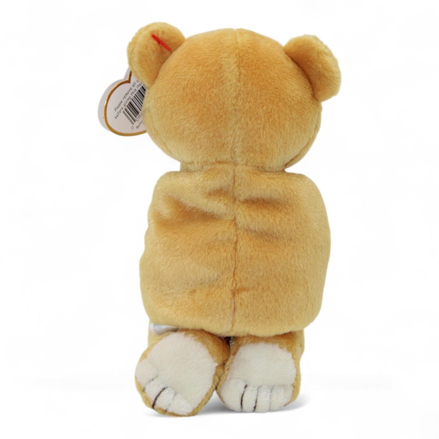 Ty Beanie Baby Hope Praying Bear Plush Toy 1998 Soft Collectible Tan Stuffed Animal 7"