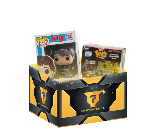 Funko Pop and Bitty Pop mystery box with collectibles