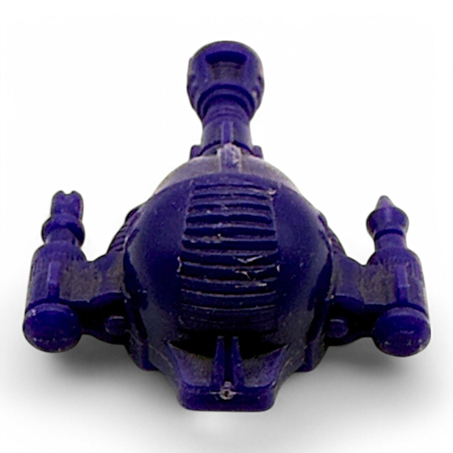 Starriors vintage purple cannon turret part, front view