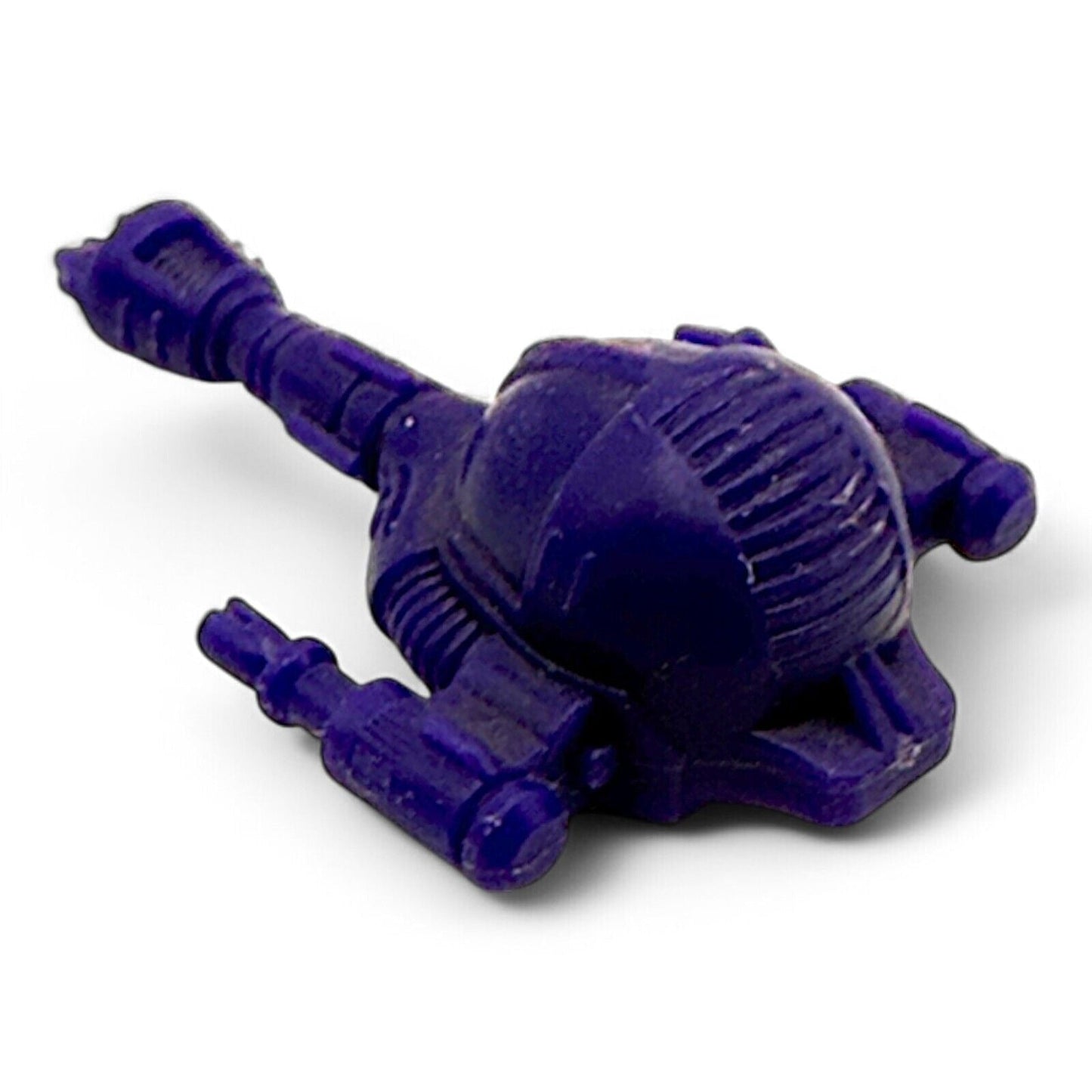 Starriors vintage purple cannon turret part, side view