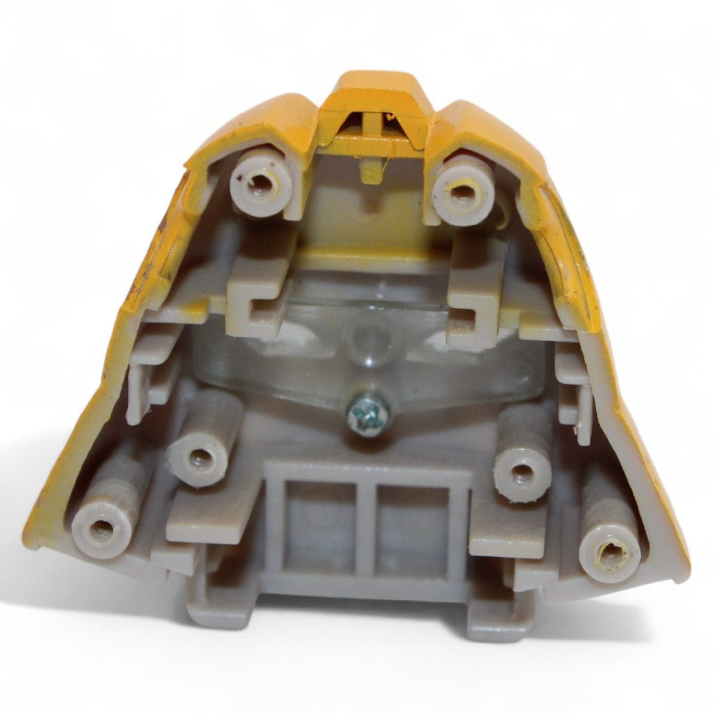 Back view of Transformers Armada Unicron face piece, showing attachment points