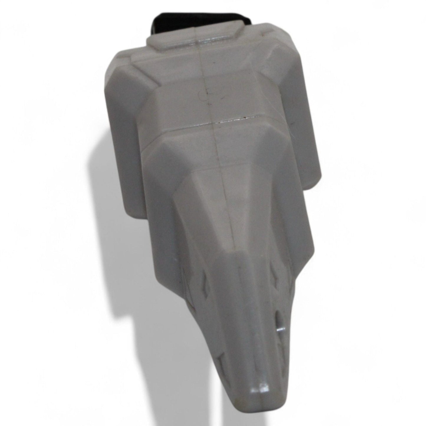 Side view of gray Unicron foot replacement for Transformers Armada