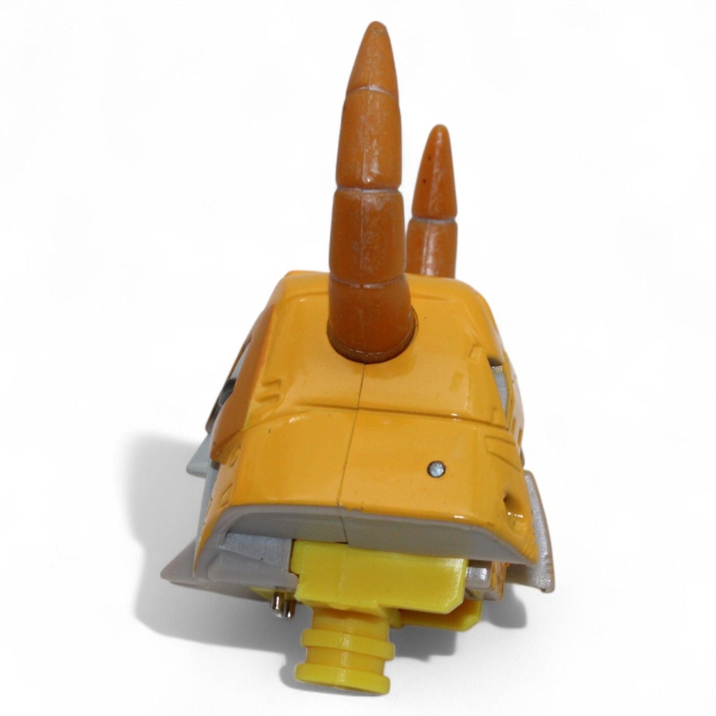 Side view of Transformers Armada Unicron headpiece replacement highlighting horn details