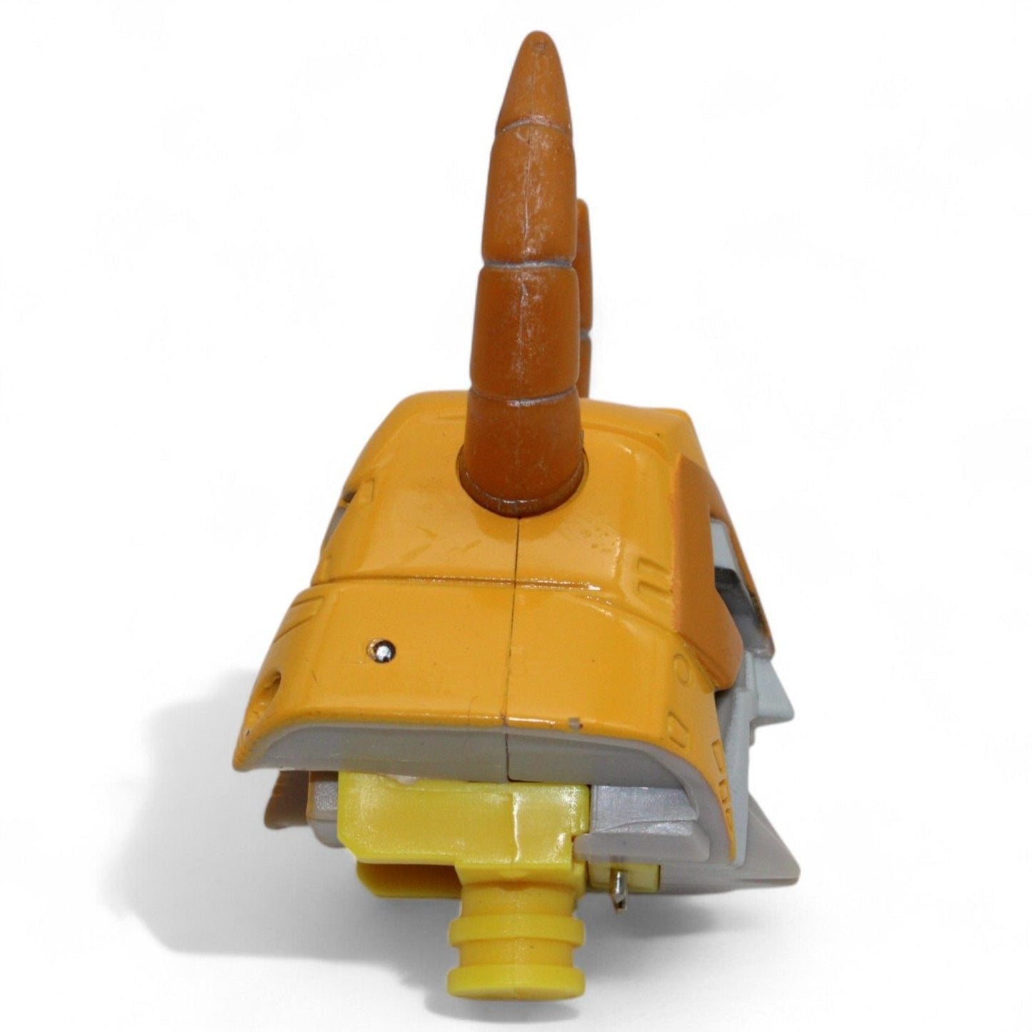 Angled view of Transformers Armada Unicron headpiece replacement showing color and design