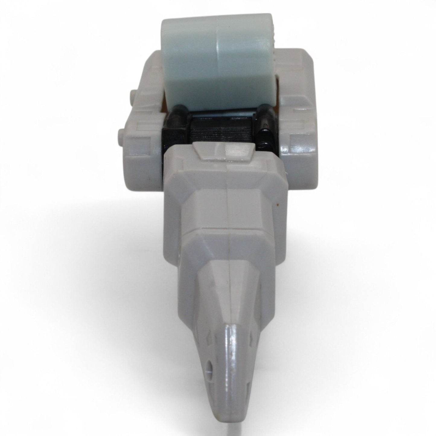 Front view of gray replacement foot for Transformers Armada Unicron