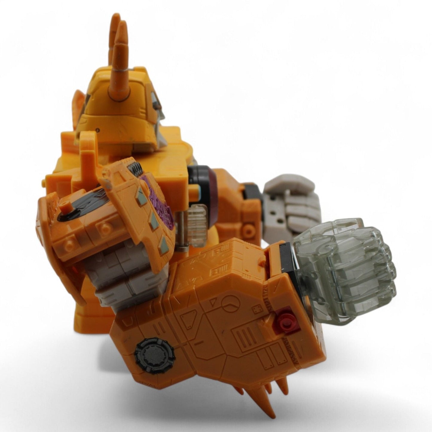 Side view showing Transformers Unicron Armada hand detail