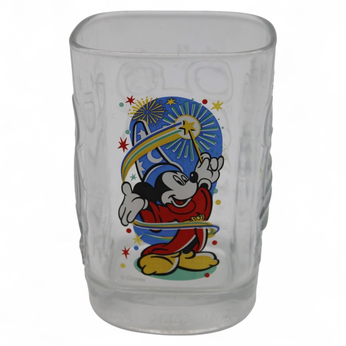 Vintage Disney 2000 Mickey Mouse glass with Sorcerer's Apprentice design