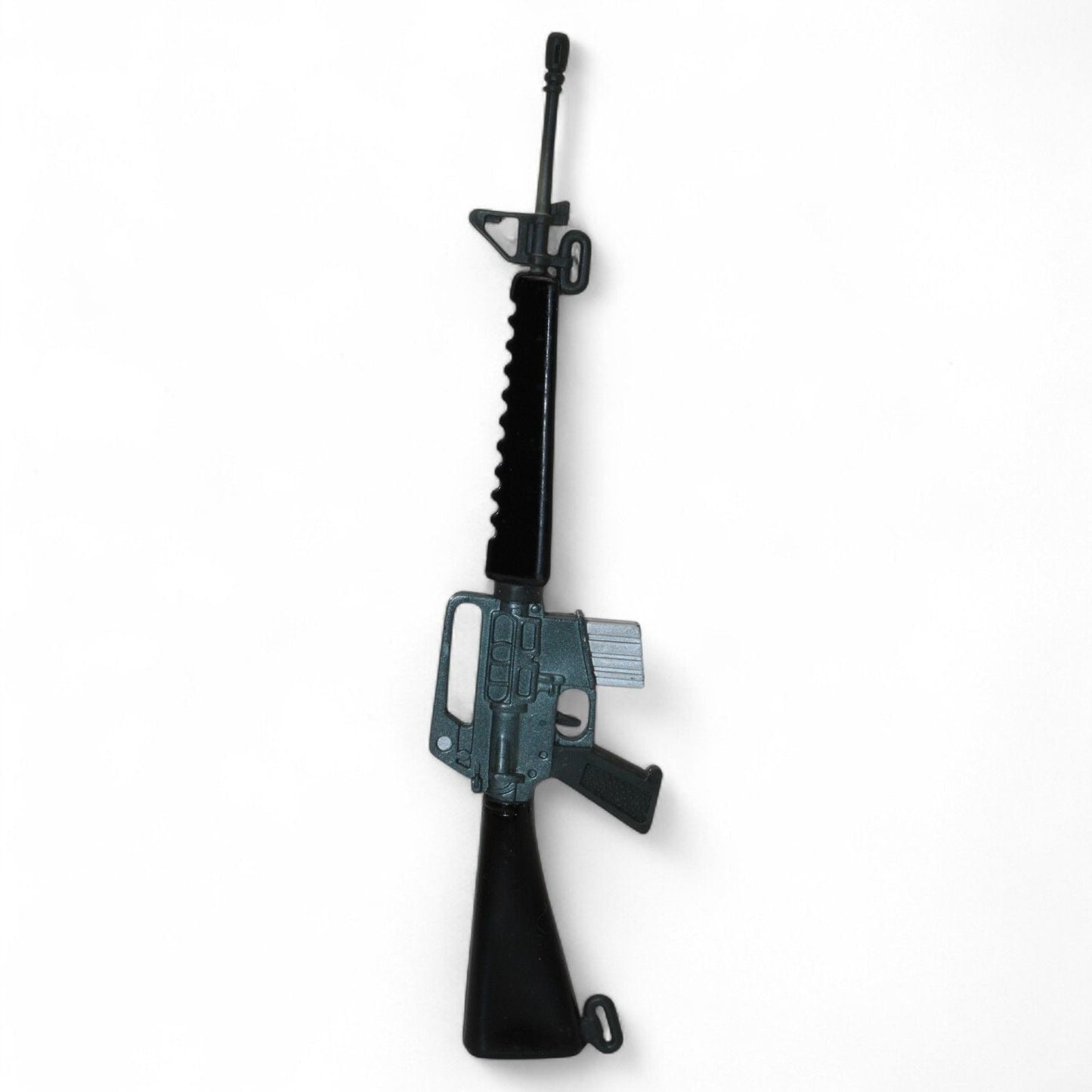 Side view of vintage G.I. Joe 12-inch action figure rifle accessory