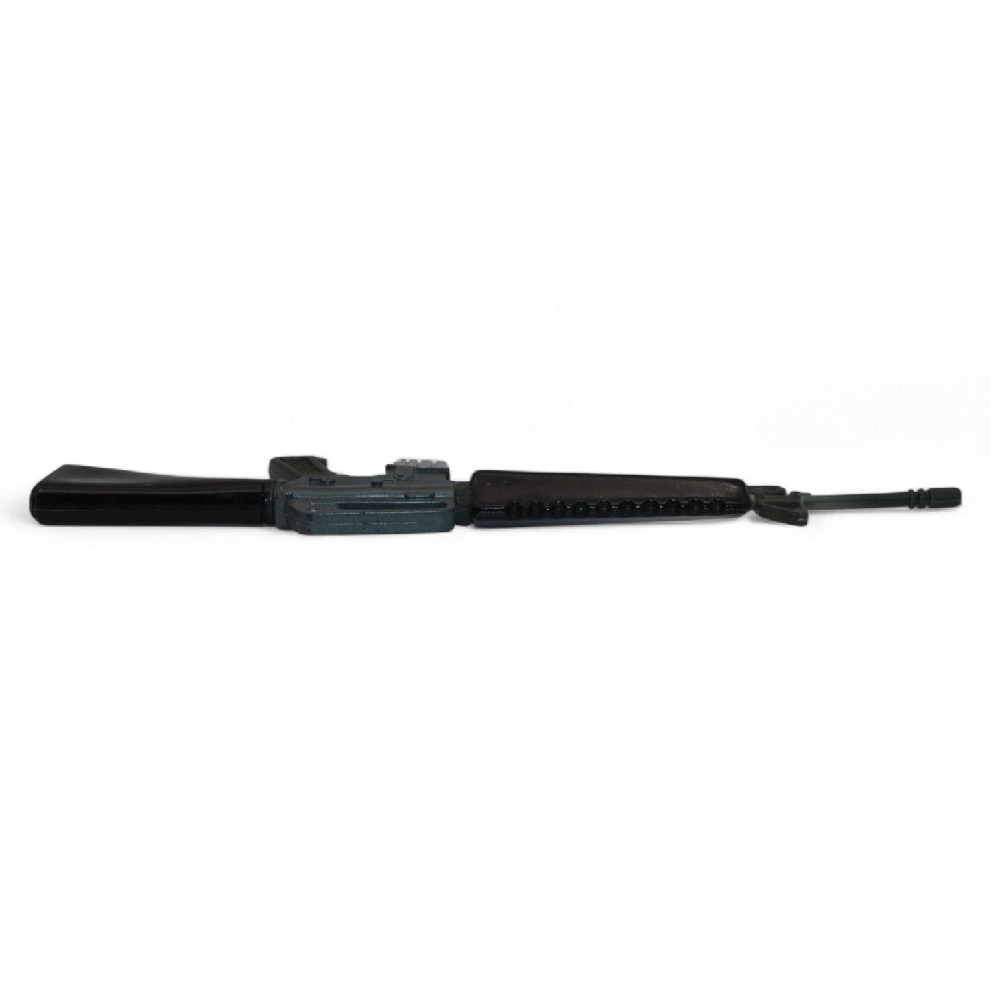 Vintage G.I. Joe 12-inch action figure rifle accessory standing upright