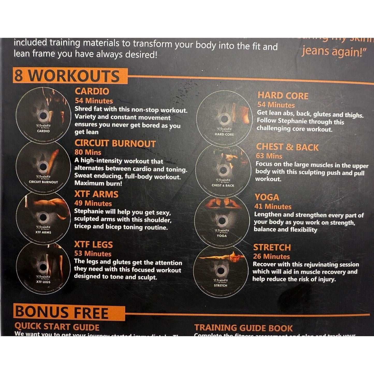 X-TrainFit At Home 12-Week Total Body Transformation DVD Set - 8 Workouts