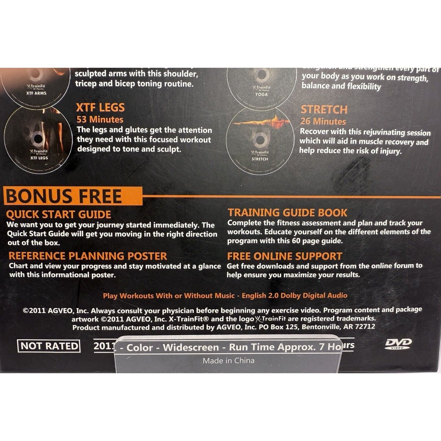 X-TrainFit At Home 12-Week Total Body Transformation DVD Set - 8 Workouts