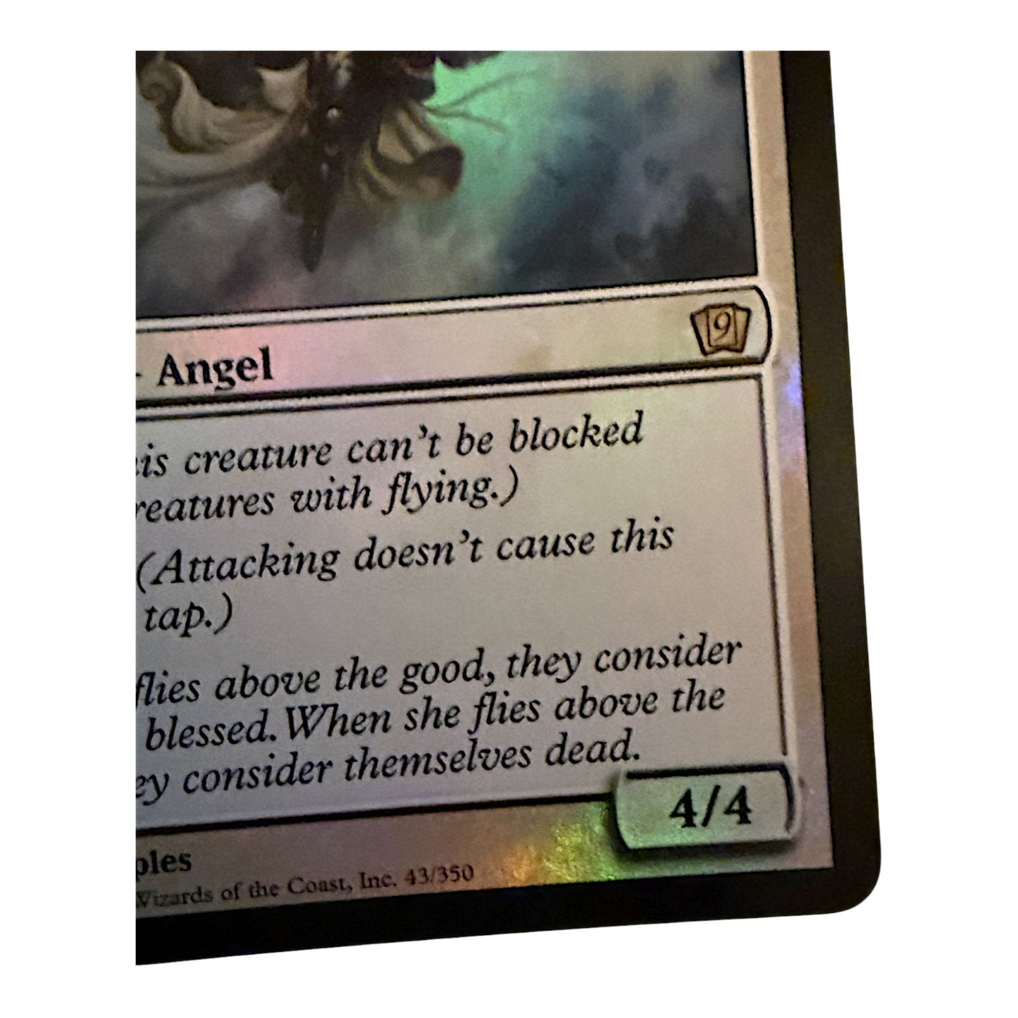 Magic The Gathering Serra Angel Card 1993-2005 Flying & Vigilance