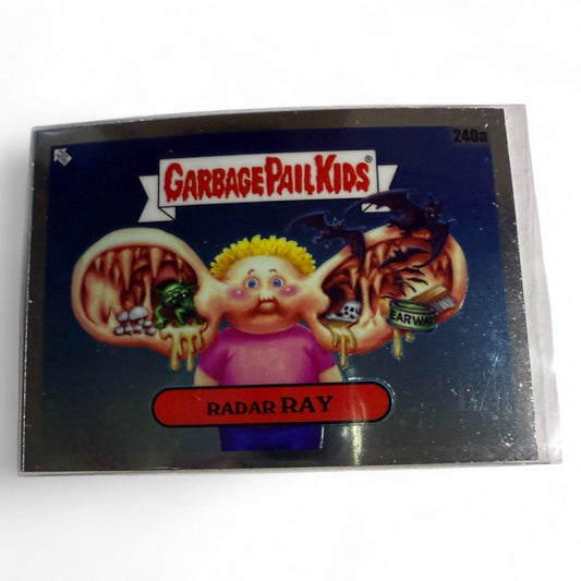 Garbage Pail Kids Radar Ray Trading Card 240a With Hilarious Artwork & Quirky Humor