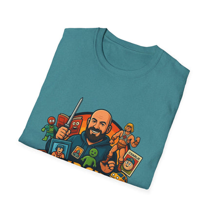 Flip Side Collectibles Unisex Softstyle T-Shirt | Graphic Tee, Casual Wear, Vintage Style, Gift for Collectors, Fun T-ShirtPrintifyT-ShirtSHeather CardinalCottonCrew neckDTG33