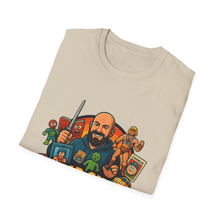 Flip Side Collectibles Unisex Softstyle T-Shirt | Graphic Tee, Casual Wear, Vintage Style, Gift for Collectors, Fun T-ShirtPrintifyT-ShirtSHeather CardinalCottonCrew neckDTG21