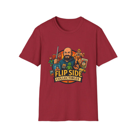 Flip Side Collectibles Unisex Softstyle T-Shirt | Graphic Tee, Casual Wear, Vintage Style, Gift for Collectors, Fun T-ShirtPrintifyT-ShirtSAntique Cherry RedCottonCrew neckDTG11