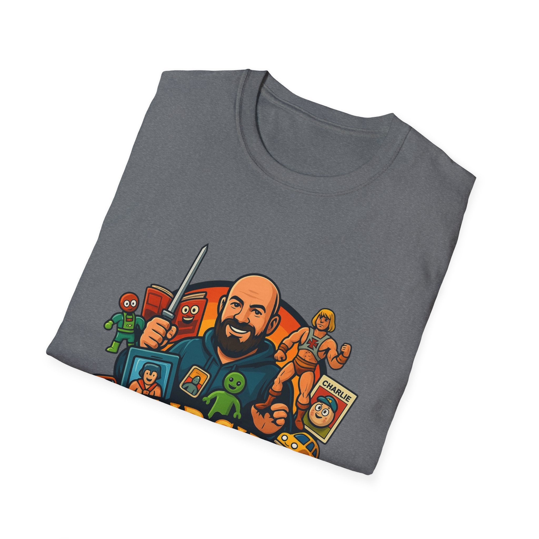 Flip Side Collectibles Unisex Softstyle T-Shirt | Graphic Tee, Casual Wear, Vintage Style, Gift for Collectors, Fun T-ShirtPrintifyT-ShirtSHeather CardinalCottonCrew neckDTG30
