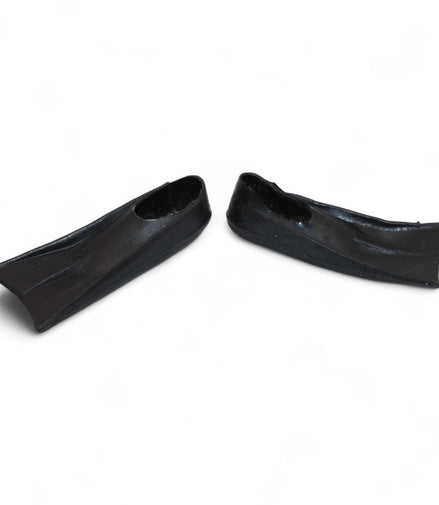 Retro black rubber fins for GI Joe action figures