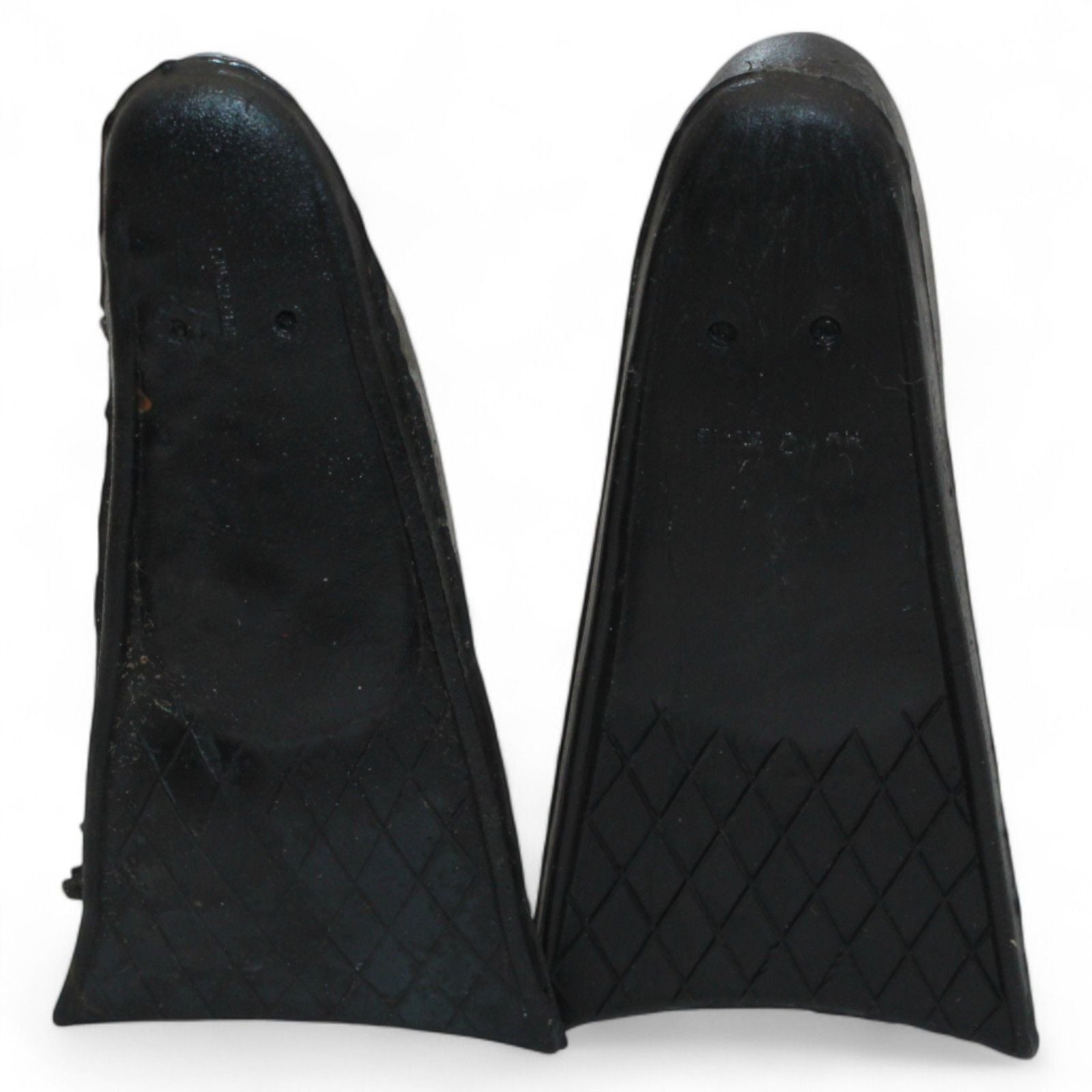 Vintage 1960s GI Joe black swim fins for deep sea diver collectors