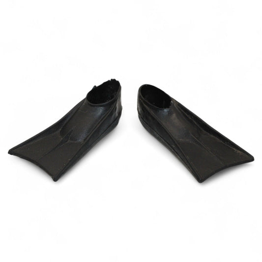 Vintage 1960s GI Joe black swim fins for action figures