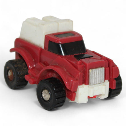 Front view of 1984 Takara Transformers Swerve Mini Bot car