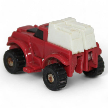 1984 Takara Transformers Swerve Mini Bot in robot and car form