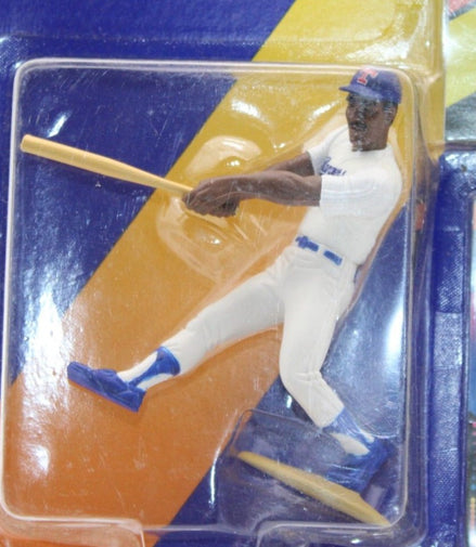 Close-up of Ruben Sierra action figure in Starting Lineup packaging