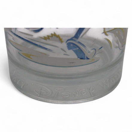 1996 Disney World glass featuring Goofy surfing at Typhoon Lagoon